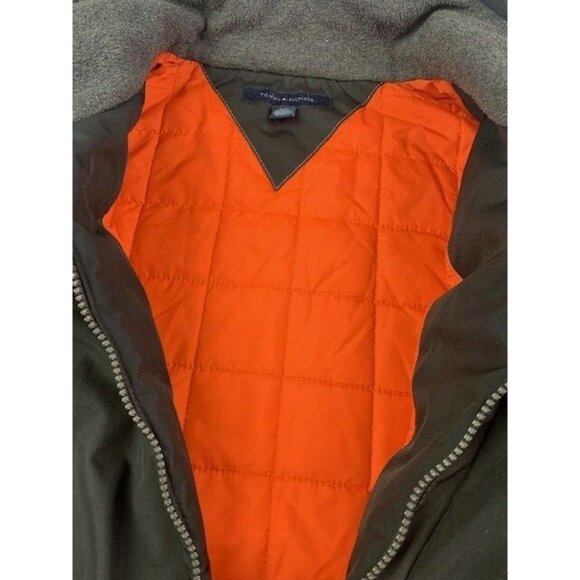 TOMMY HILFIGER Mens Full Zip Quilted Lined Jacket Size L Black - Picture 4 of 9